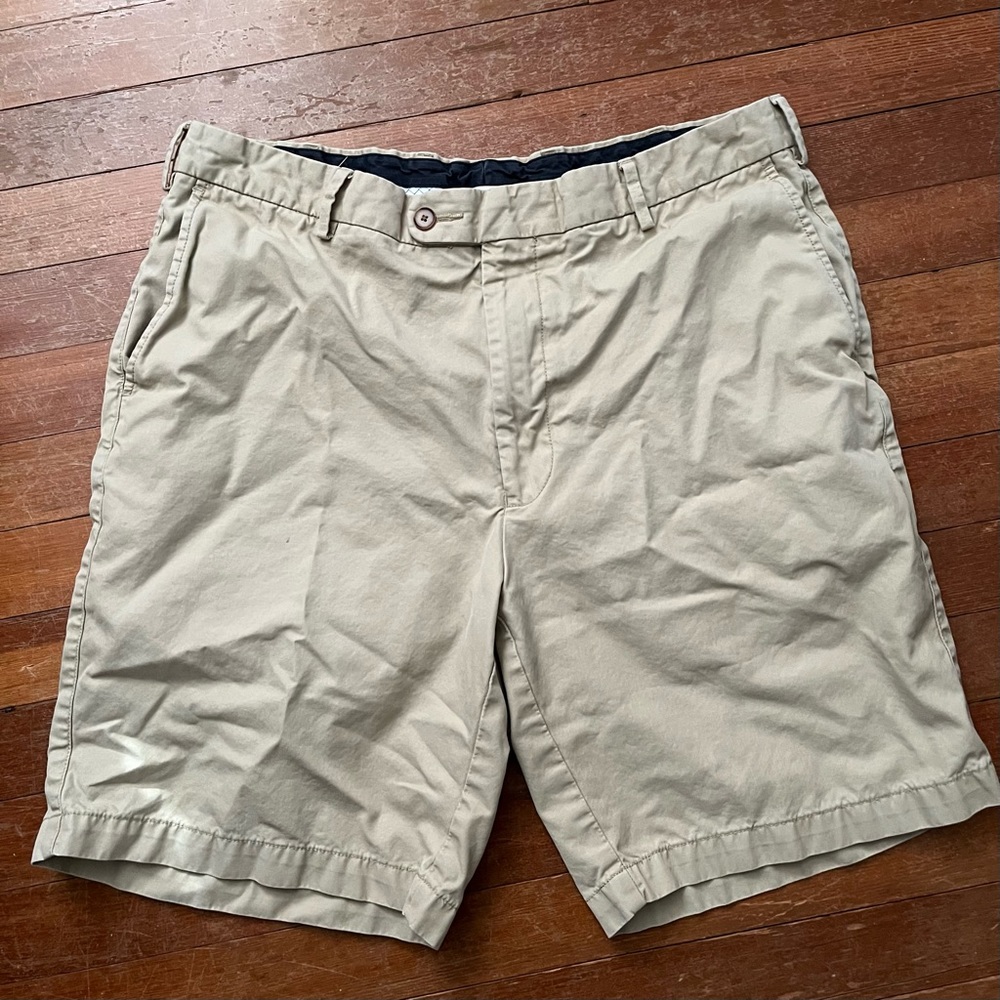Peter Millar Shorts Mens Size 36 Khaki